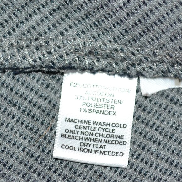 Loft Navy Blue Pinstripe Knit Swing Micro Ultra Mini Shift Sleeveless Dress XS P - Picture 5 of 8